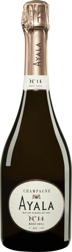 capture du vin Maison Ayala Champagne Brut "n°14" Rosé 2014 Giftbox