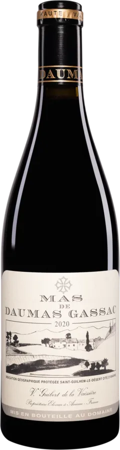 photo Mas Daumas Gassac Vin de Pays de Saint Guilhem-le-Désert Cité d’Aniane Rouge 2020