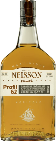 photo Neisson Rhum Agricole de Martinique “Profil 62“ Brun 49 2°