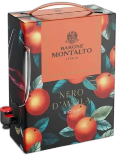 illustration du vin Nero d’Avola Sicilia Doc Bag-in-Box 3 Litres Barone Montalto