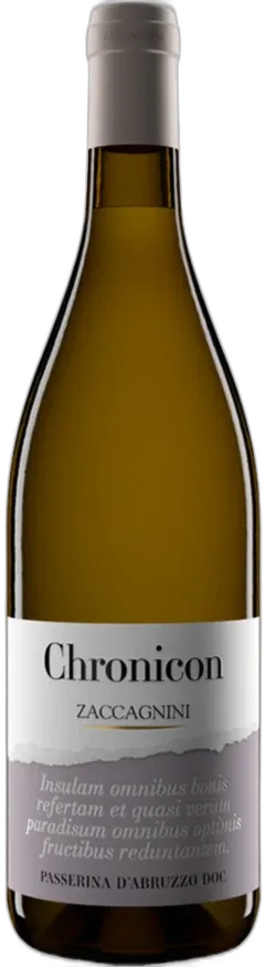 vue du vin Passerina Doc Linea Chronicon Zaccagnini