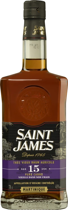 photo Saint James Rhum Vieux Agricole de Martinique “ Ans“ Brun 43° Giftbox