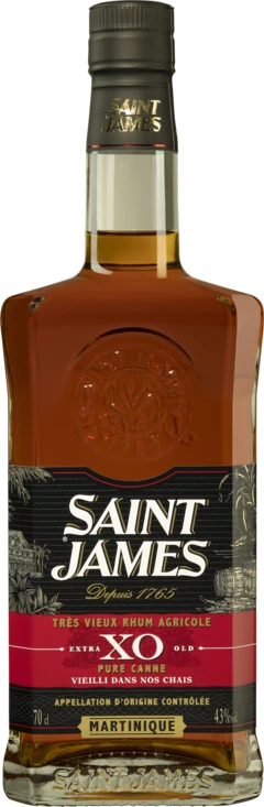photo Saint James Rhum Vieux Agricole de Martinique “xo“ Brun 43° Giftbox