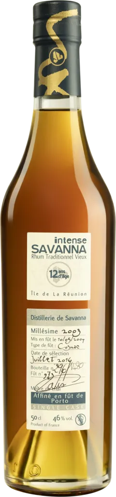 photo Savanna Rhum Vieux de Mélasse de la Réunion 