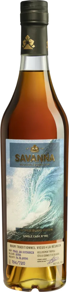 photo Savanna Rhum Vieux de Mélasse de la Réunion 