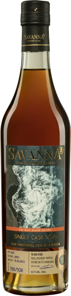 photo Savanna Rhum Vieux de Mélasse de la Réunion 