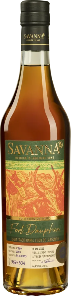 photo Savanna Rhum Vieux de Mélasse de la Réunion 
