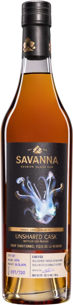 photo Savanna Rhum Vieux de Mélasse de la Réunion 