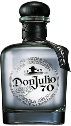 vue du vin Tequila Don Julio 70th Cristalino