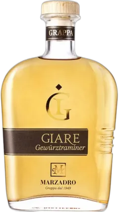 photo du vin Grappa Marzadro Giare Gewurztraminer