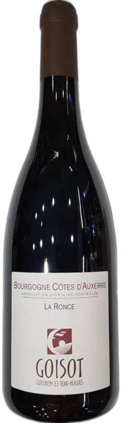 photo du vin Bourgogne Côtes d’Auxerre Rouge la Ronce Guilhem et Jean Hugues Goisot