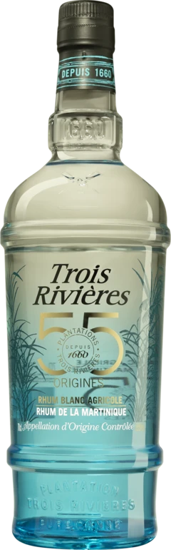 photo Trois Rivières Rhum Agricole de Martinique “Origines“ Blanc 55°
