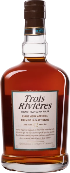 photo Trois Rivières Rhum Vieux Agricole de Martinique “ Ans“ Brun 42° Giftbox