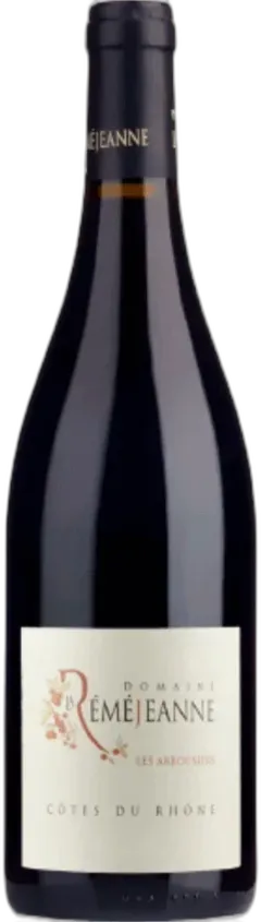 photo du vin côtes du rhône Rouge les Arbousiers Domaine la Remejeanne