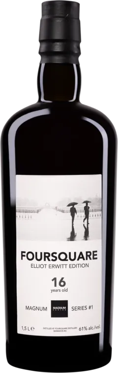image du vin Vélier Molasses Barbados Rhum "16 Ans Foursquare Elliott Erwitt Magnum Photos Series #1" Brun Giftbox