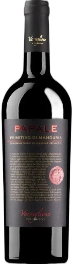 illustration du vin Primitivo di Manduria Dop Papale Mathusalem Varvaglione