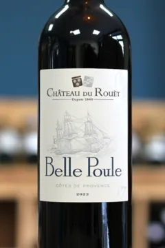 illustration du vin Château de Rouët la Belle Poule Rouge Côtes de Provence Fréjus