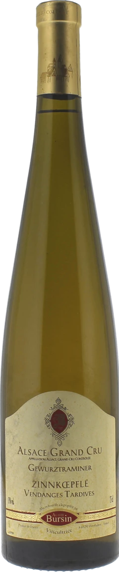 photo Gewürztraminer Vendange Tardive Zinnkoepflé Agathe Bursin 2008 Bursin Agathe, Alsace