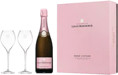 photo Louis Roederer Rosé Vintage et 2 Flûtes 2016