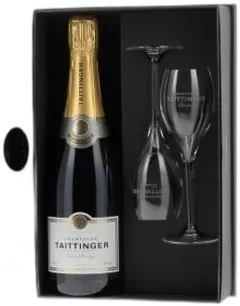 vue du vin Plaisir Brut Cuvée Prestige 2 Flûtes
