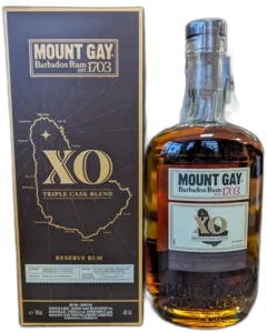 image du vin Whisky Mount Gay 15ans xo Triple Cask Blend, Kentucky