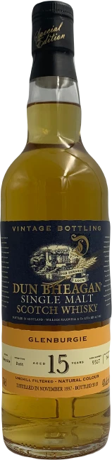 photo Glenburgie Single Malt Collection 15 Ans 1997 Dun Bheagan