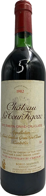 photo Saint Emilion Chateau la Tour Figeac Rouge 1982