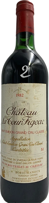 photo Saint Emilion Chateau la Tour Figeac Rouge 1982