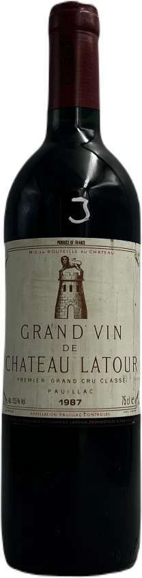 photo Pauillac Chateau Latour Rouge 1987 1er Grand Cru Classé