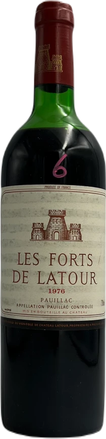 photo Chateau les Forts de Latour Rouge 1976 Bordeaux Pauillac