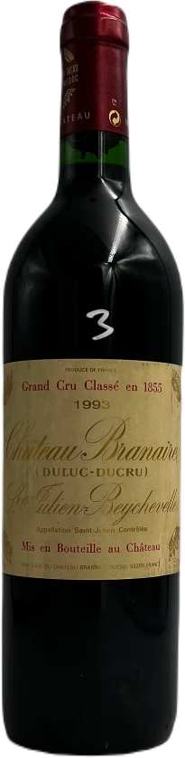 photo Chateau Branaire Ducru Rouge 1993