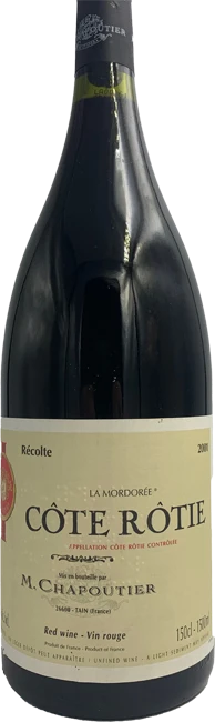 photo Magnum Cote Rotie Mordoree Rouge 2001 Michel Chapoutier