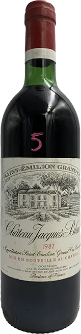 photo Saint Emilion Grand Cru Chateau Jacques Blanc Rouge 1982
