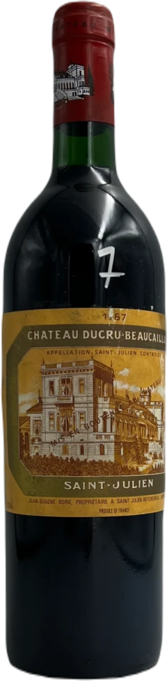 photo Chateau Ducru Beaucaillou Rouge 1987