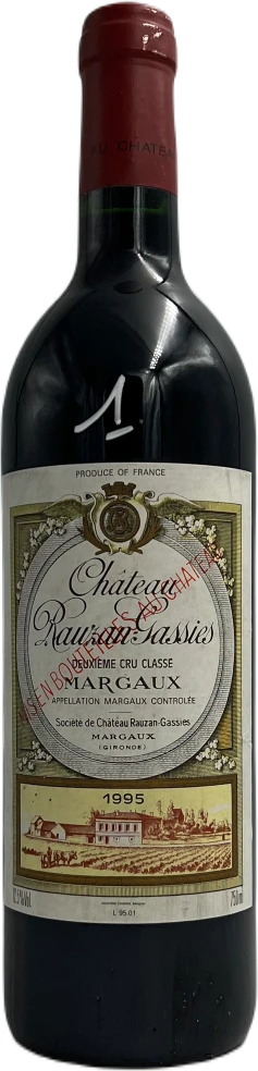 photo Chateau Rauzan Gassies Rouge 1995