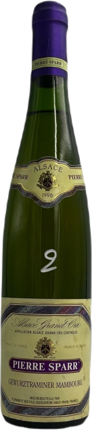 photo Pierre Sparr Gewurztraminer Grand Cru Mambourg Blanc 1996