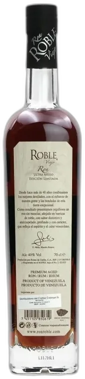 photos du vin Rhum Ultra Anejo 12 Ans Roble