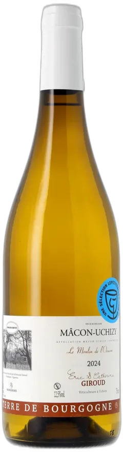 aperçu du vin Domaine Giroud le Moulin de l’Oeuvre Aop Mâcon-Uchizy