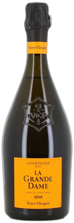 vue du vin Champagne la Grande Dame Veuve Clicquot 2018
