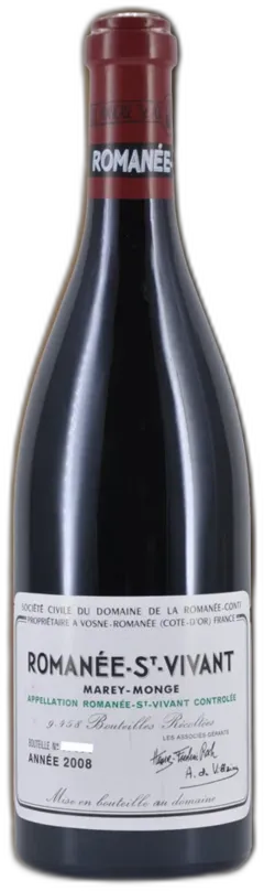 photo du vin Romanée-Saint-Vivant Grand Cru 2008