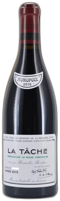 illustration du vin la Tâche