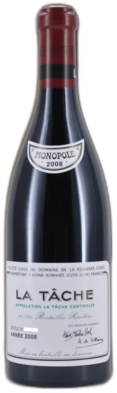 illustration du vin la Tâche