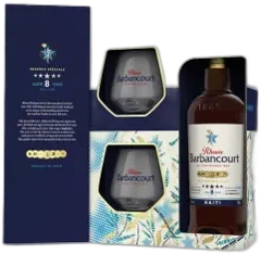 image du vin Rhum Barbancourt Cinq Etoiles 8 Ans 2 Verres