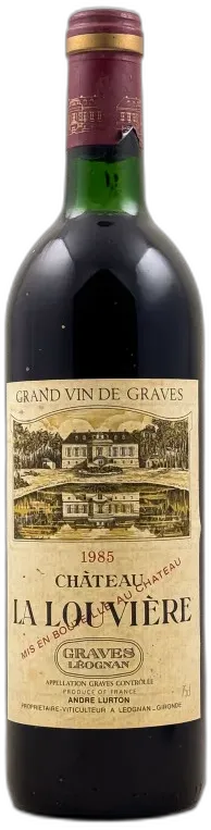 capture du vin Château la Louvière 1977
