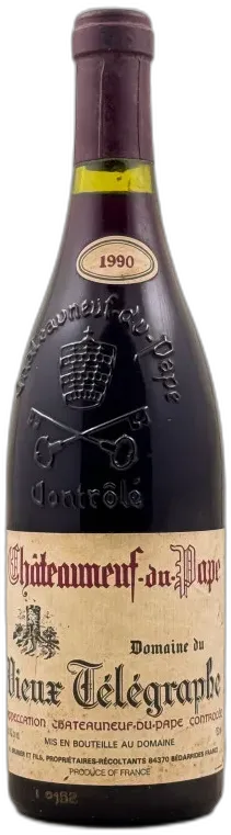 photo du vin Vieux Télégraphe Châteauneuf du Pape 1990