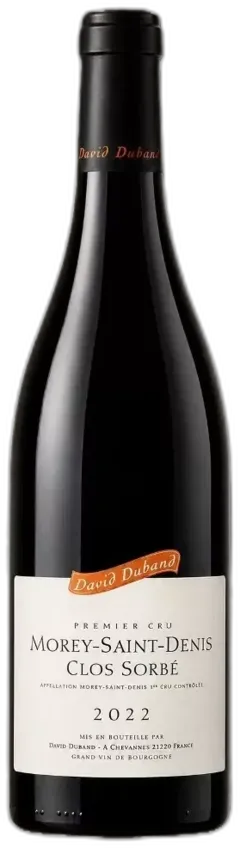 vue du vin David Duband Morey-Saint-Denis 1er Cru "Clos Sorbé"