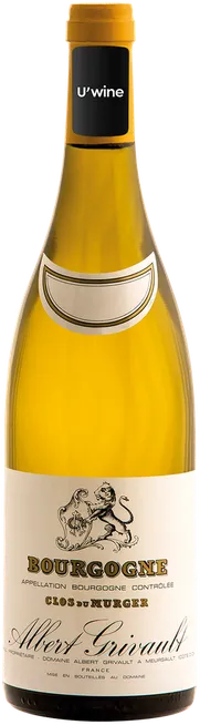 image du vin Bourgogne Clos du Murger Albert Grivault