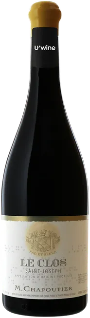 vue du vin m Chapoutier Saint-Joseph le Clos