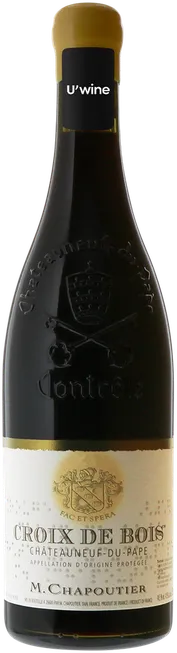 photo du vin m Chapoutier Châteauneuf-du-Pape Croix de Bois