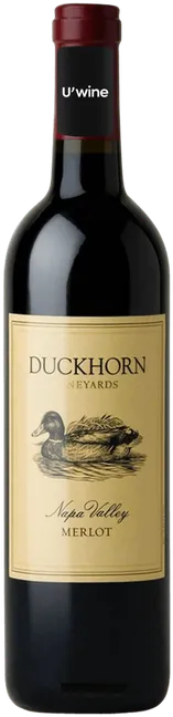 capture du vin Duckhorn Napa Valley Merlot